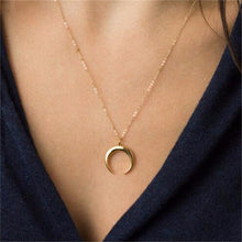 Load image into Gallery viewer, Small Moon Necklace