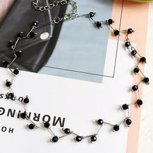 Load image into Gallery viewer, Black Crystal Necklace