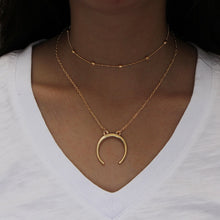 Load image into Gallery viewer, Half Moon Necklace