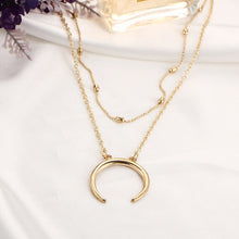 Load image into Gallery viewer, Half Moon Necklace