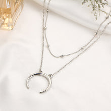 Load image into Gallery viewer, Half Moon Necklace